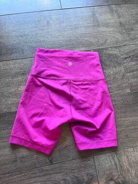 lululemon wunder train pink shorts size 2